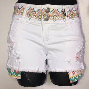 White Grace In LA jean shorts